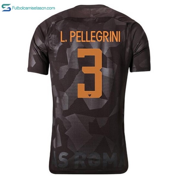 Camiseta AS Roma 3ª L.Pellegrini 2017/18